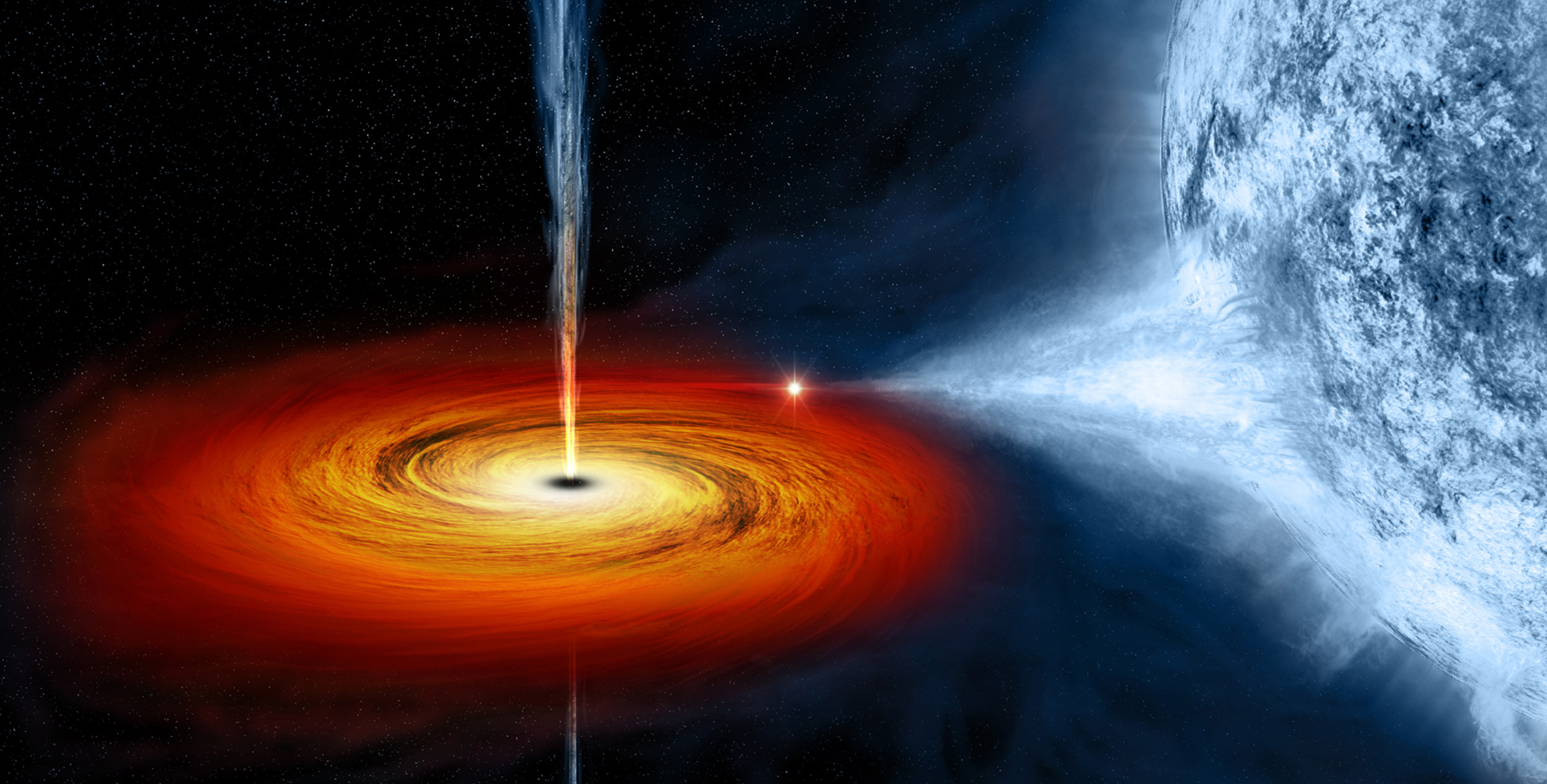 Titelbild Mission Wissen: Ein Röntgenblick auf Sternwinde und Schwarze Löcher