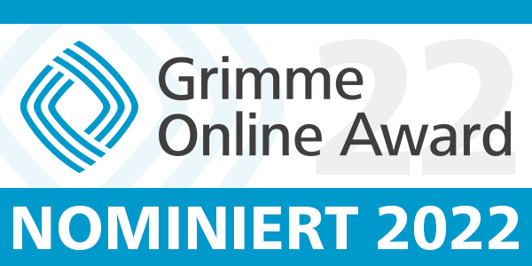 Logo Grimme Online Award Nominierung 2022