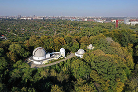 Luftaufnahme Wilhelm-Foerster-Sternwarte © SPB / Foto: Volker Gehrmann