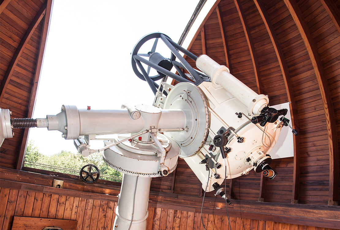 Das 500-mm-Spiegelteleskop ist das am meisten genutzte Instrument der Sternwarte © SPB / Foto: F.-M. Arndt