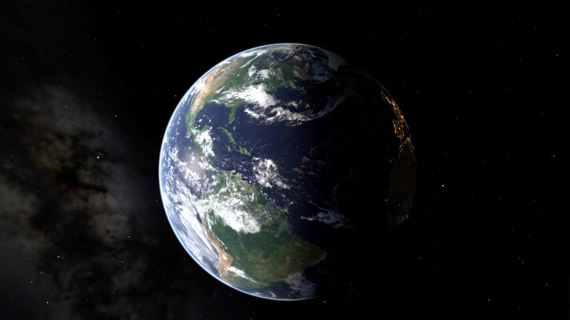 Planet Erde © Evans & Sutherland / Digistarprogrammierung: SPB