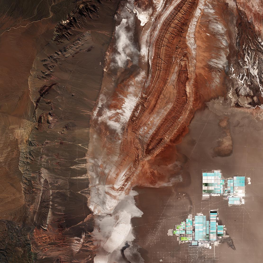 Lithium-Abbau in Salar de Atacama, Chile © ESA