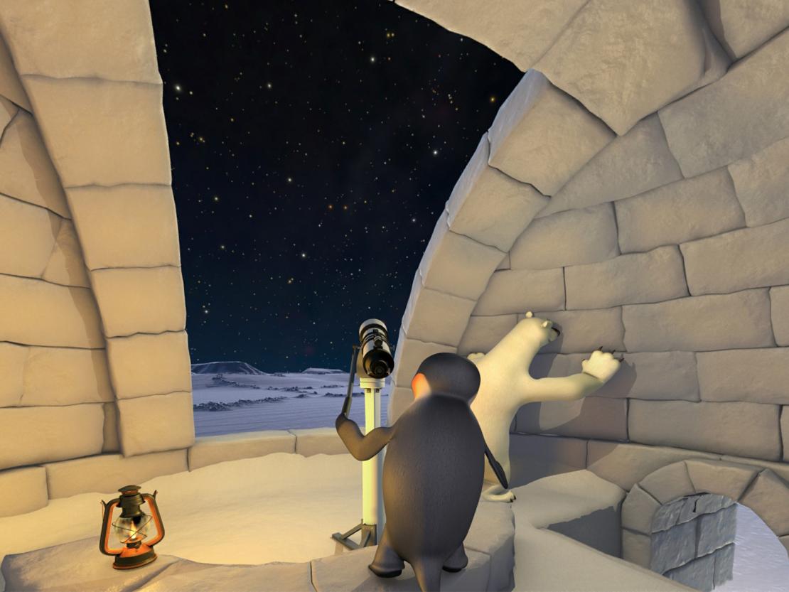 Penguin and Polar Bear © Saint-Etienne Planetarium Productions