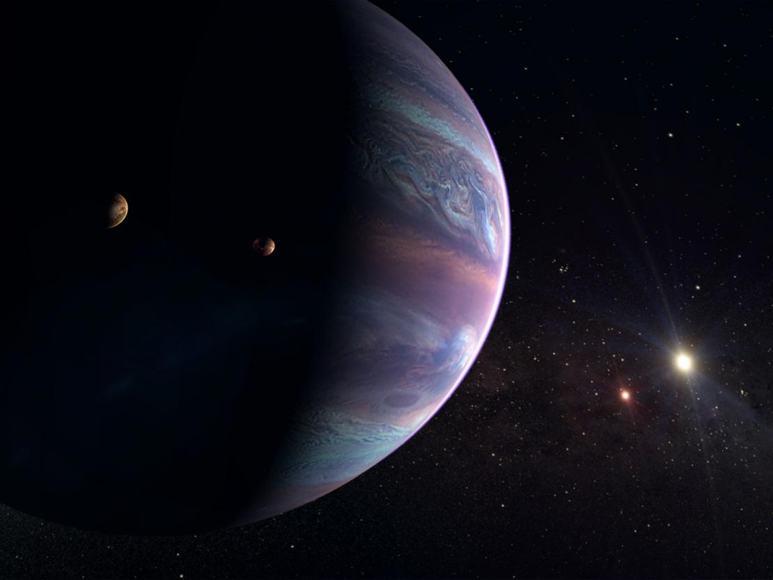 Several exoplanets. © Render Area