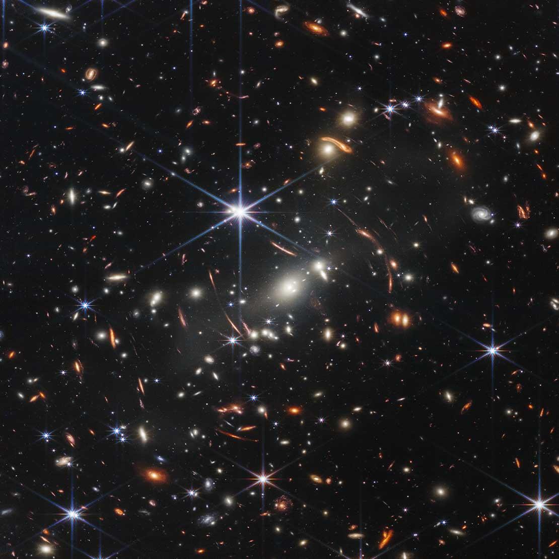 Aufnahme des James-Webb-Weltraumteleskop am 12.07.2022 © NASA, ESA, CSA, and STScI