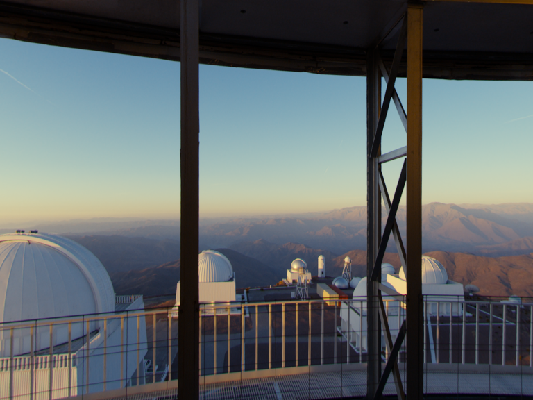 Der Ausblick von der Kuppel, die das Victor M. Blanco Teleskop beherbergt
