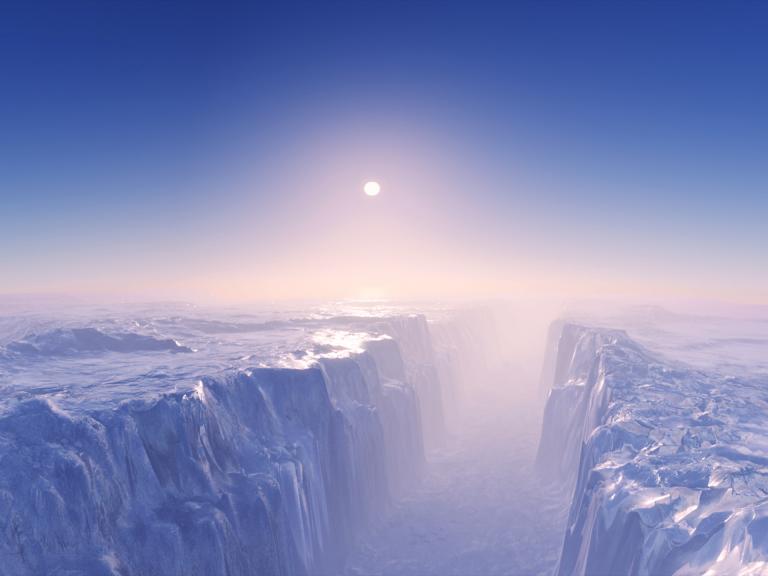 Eis-Exoplanet. © Render Area