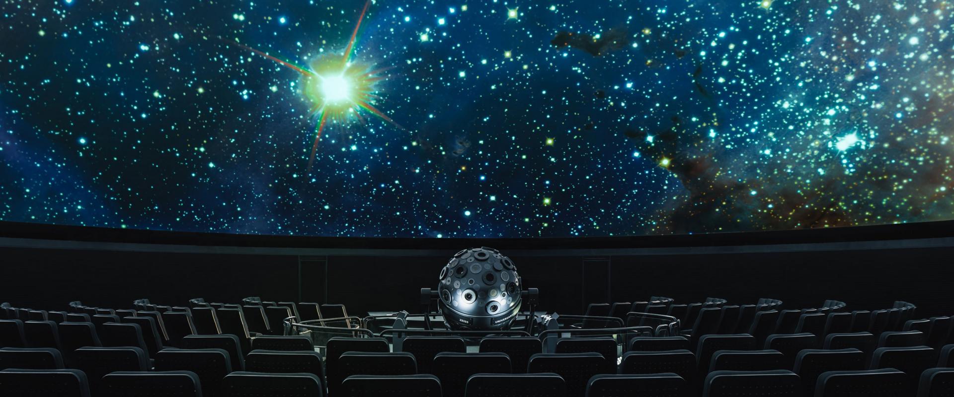 Planetariumssaal im Zeiss-Großlplanetarium. © SPB, Foto: Natalie Toczek