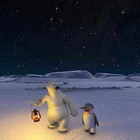Eisbär und Pinguin © Saint-Etienne Planetarium Productions
