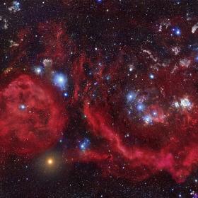 Darstellung des Sternbilds Orion © John Gleason & Rogelio Bernal Andreo