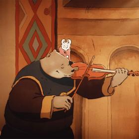 Ernest mit seiner Geige