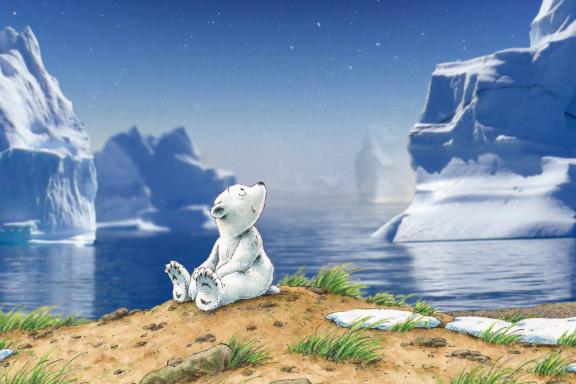 Cover image of the programme "Lars - The Little Polar Bear". © Fachhochschule Kiel, Hans de Beer, Ralph Heinsohn