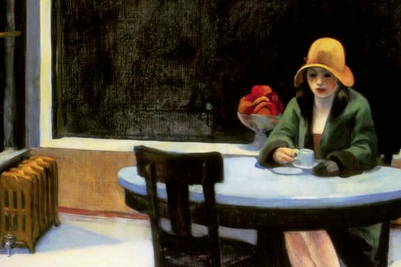 Edward Hopper, Automat, 1927 © Seventh Art Productions