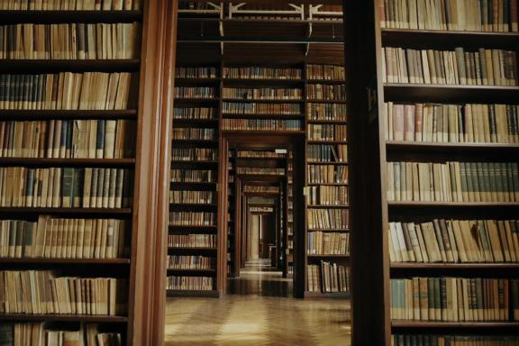 Filmstill aus »Umberto Eco – Eine Bibliothek der Welt«. © Mindjazz